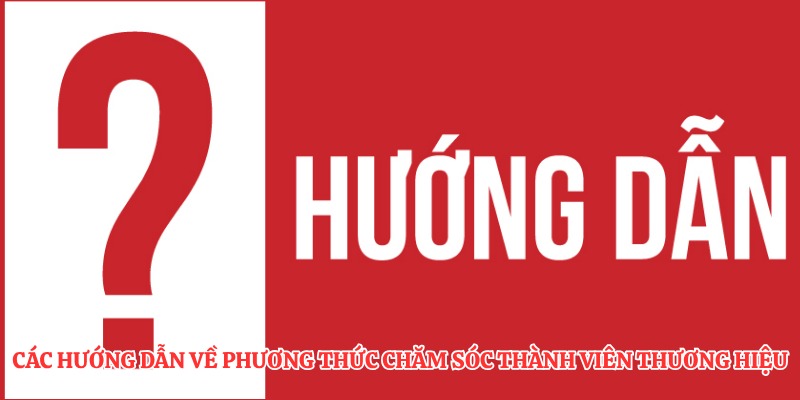 Các hướng dẫn về phương thức chăm sóc thành viên thương hiệu