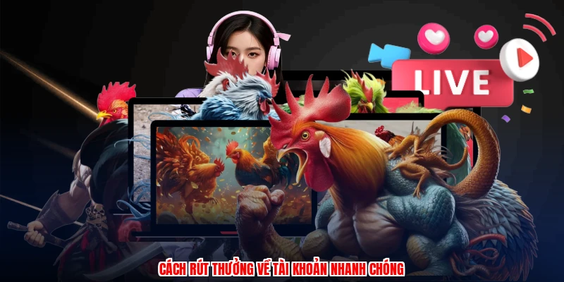 Cách rút thưởng về tài khoản nhanh chóng